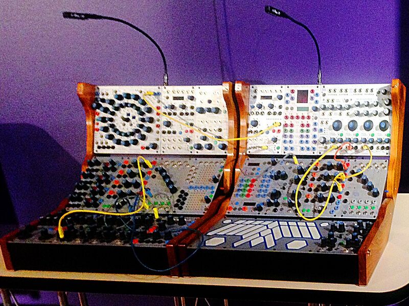 File:Deadmau5 Buchla synthesizer, National Music Centre (clip).jpg